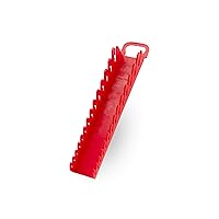TEKTON 14-Tool Stubby Combination Wrench Holder (Red) | OWP21214
