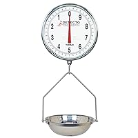 DETECTO SCALES, HANGING DIAL SCALE, T3530 SERIES, 32 LB CAPACITY, DUAL DIAL LEGAL FOR TRADE