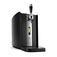 Philips PerfectDraft Beer Keg Machine, Home Beer Draft System with LCD Display, 30 Days Fresh & 3°C Cold Beer, Real Tap Handle, Metal 6L Keg (HD3720/25)