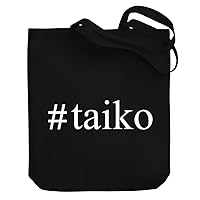 Taiko Hashtag Canvas Tote Bag 10.5