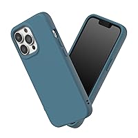 RhinoShield Case Compatible with [iPhone 13 Pro Max] | SolidSuit - Shock Absorbent Slim Design Protective Cover with Premium Matte Finish 3.5M / 11ft Drop Protection - Ocean Blue