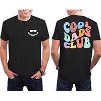 JINTING Dad Shirt Cool Dads Club T-Shirt Father's Day Tee Shirts Men Casual Short Sleeve Top
