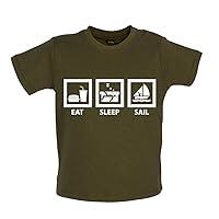 Eat Sleep Sail - Organic Baby/Toddler T-Shirt