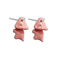 3D Animal EarringsAlloy CutePartyWomen Beige Earrings