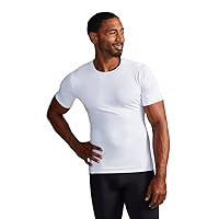 Tommie Copper Men's Lower Back Support Compression Shirts with Lower Back Pain Relief, Lower Back Support for Men