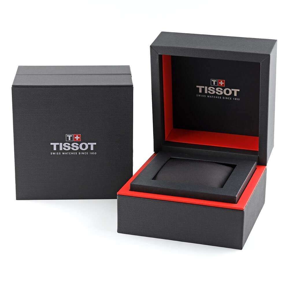 Tissot Mens T-Race 316L Stainless Steel case with Black PVD Coating Swiss Automatic Chronograph Watch, Black, Rubber, 22 (T1154272703100)
