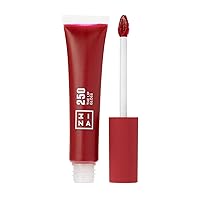 3INA MAKEUP - Vegan - Cruelty Free - The Lip Gloss 250 - Dark Pink Red Lip Gloss - Mirror-effect - Glossy Look - Creamy Texture - Highly Pigmented - Lip Gloss with wand