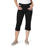 Chic Classic Collection Womens Easy Fit Elastic Waist Pull-On Capri