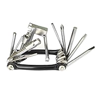 Toxz Multi-in-One Bike Repair Tools Set,Cut The Chain Belt,Portable Carrying Small Bike Repair Tools,Chrome Vanadium Steel Material