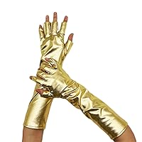 Men's Women's Gloves Non-Slip Patent Leather Gloves Cosplay Gloves Military Parade Etiquette Performance Gloves