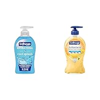 Softsoap Clean & Protect Antibacterial Liquid Hand Soap, Cool Splash Hand Soap, 11.25 Ounce, 6 Pack & Antibacterial Liquid Hand Soap, Kitchen Fresh Hand Soap, 11.25 Ounce, 6 Pack
