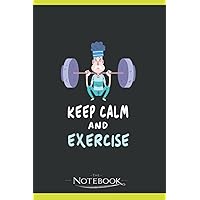 Bodybuilder Bodybuilding Notebook: 120 Pages 6 x 9 Inch, Book Review Journal | Perfect Funny Gag Gift Joke Journal Notebook, Note Pad, Notes,