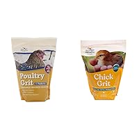 Manna Pro Poultry Grit with Probiotics | Insoluble Crushed Granite | 5 LB & Chick Grit | Digestive Supplement for Young Poultry and Bantam Breed | Probiotics to Support Digestion 5 Pounds