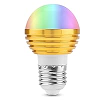 Smart LED Light Bulb for Smartphone Control 16 Million Colors, Materials, Smart Home Lighting Enthusiasts AC85V 265V E27 6W RGB CW Lamp (E27)