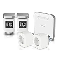 2 Bosch Smart Home Radiator Thermostat II + 2 Bosch Smart Home WLAN Socket + Controller II