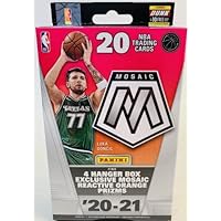 2020/21 Panini Mosaic NBA Basketball Hanger Box (Orange Prizm Inserts)