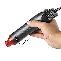 Multi-Purpose Professional DIY Hot Air Gun Pen Tool Electric Heating Nozzle Pen Tool for DIY Embossing Shrink Drying Paint Art (Black)