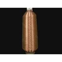 Copper Cone (Metallic Yarn) Thread for Embroidery Work, Beading, Jewellery Making and Crafts, 1 Roll