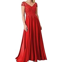 v-Neck Floor Length Bridesmaid Dresses lace Applique Formal Gowns and Evening Dresses