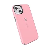 Speck iPhone 13 Case - Drop Protection & Scratch Resistant, Built for MagSafe for iPhone 13 Cases - Dual Layer Case, Slim Design Case for iPhone 13 - Rosy Pink, Cathedral Grey CandyShell Pro