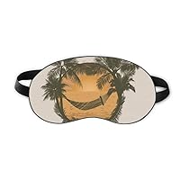 Coconut Tree Cloud Hammock Beach Sleep Eye Shield Soft Night Blindfold Shade Cover