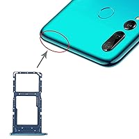 Repair Replacement Parts SIM Card Tray + SIM Card Tray/Micro SD Card Tray for Huawei Enjoy 9s Parts (Color : Blue)