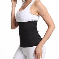 Abdominal Binder, Waist And Stomach Wrap, Hernia And Abdominal Surgery Support, C Section Postpartum Recovery, Core Stabilizer Anti Sciatic Belly Bant For Women And Men (White, Medium)