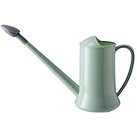 Watering Can Indoor 2L 2 Spray Mode Small Watering Can with Removable Long Spout and Shower Head Plastic Garden Watering Can for Indoor Outdoor Plants Flower Bonsai Green