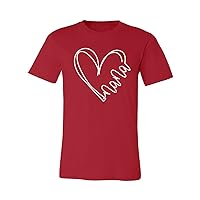 Nana Shirts for Grandma Women Gigi Heart Graphic T-Shirts Mimi Tees Shirt