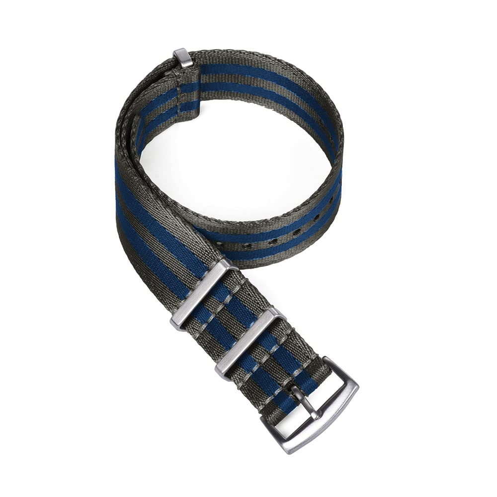 JWNSPA Military Ballistic Nylon Watch Strap - Seat Belt Choice of Color 20mm or 22mm for Men Women