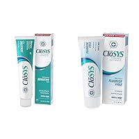 CloSYS Toothpaste Bundle - 7 Ounce Gentle Mint Whitening Enamel Protection & 3.4 Ounce Travel Size Gentle Mint Whitening Enamel Protection