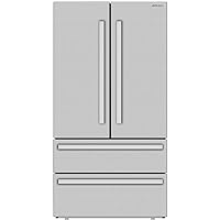 SHARP 22.5 (Cu. Ft.) French Door Counter Depth Refrigerator Stainless Steel (Sjg2351fs)