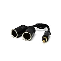Cliff Top Hella Din to Dual Standard Cigarette Lighter Adapter Cable Extension (Not Suitable for Cars)