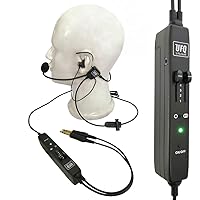 UFQ ANR L2 Hi-Lite in Ear Aviation Headset-Compare to XXXX Proxxxxxt BUT Super Light only 175g Clear Communication Great Sound Quality for Music with MP3 Input