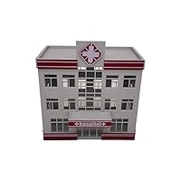 Railroad Scenery Modern Medical Centre Hospital Building HO Scale
