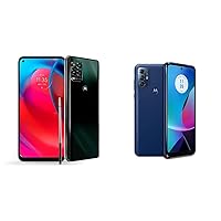 Motorola Moto G Stylus 5G | 2021 | 2-Day Battery | Unlocked | Made for US 4/128GB | 48MP Camera | Cosmic Emerald & G Play 2023 3-Day Battery Unlocked Made for US 3/32GB 16MP Camera Navy Blue