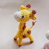 Crochet Cute Giraffe DIY Craft Amigurumi Knitting Kit,Includes All Tool