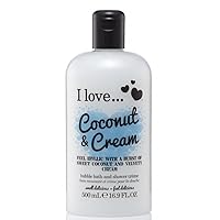 I Love... Coconut & Cream Bubble Bath And Shower Creme 500ml Cosmetics