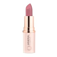 Mineral Fusion Lipstick, Vivid & Smudge-Free Lip Color with Avocado Oil, Cocoa Seed Butter & More, Long-Lasting Vegan Lipstick, FD&C Dye-Free, Cruelty-Free, Paraben-Free, Gluten Free, Kir Royale