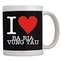 I Love Ba Ria Vung Tau Typewriter Style Mug 11 ounces ceramic