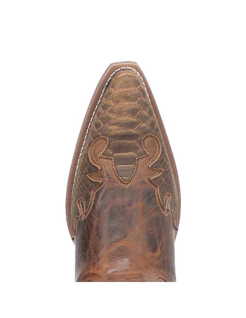 Laredo Tan Lexington Men's 12 inch Snip Toe Western Boots 68548