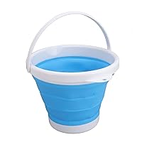 Portable Washing Machine, 10L Mini Washing Machine with Laundry Bucket, Small Mini Portable Washer for Underwear, Sock, Baby Clothes, Travel, Camping, Dorm, RV (Blue)