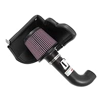 K&N Cold Air Intake Kit: Increase Acceleration & Engine Growl, Guaranteed to Increase Horsepower up to 9HP: Compatible with 2.0L, H4, 2015-2017 Subaru WRX, 69-8006TTK