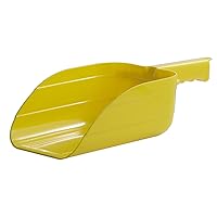 Little Giant® Plastic Utility Scoop | Heavy Duty Durable Stackable Farm Scoop | 5 Pint | Ranchers, Homesteaders and Livestock Farmers | Yellow