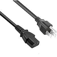 AC in Power Cord Cable Outlet Socket Plug Lead for ELMO HV-500XG EV-6000 HV-5100XG Visual Presenter Digital Document Camera CCD