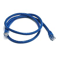Monoprice 3FT 24AWG Cat6 550MHz UTP Ethernet Bare Copper Network Cable - Blue