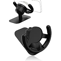 KHTONE Car Phone Mount 2 Pack Set, for Dashboard 360° Phone Holder, One-Hand Simple Operation, GPS Navigation Compatible with Phone MAX/X/8, Note 8/S9+ (2 Dashboard Mount)