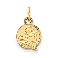 Florida State Extra Small (3/8 Inch) Pendant (10k Yellow Gold)