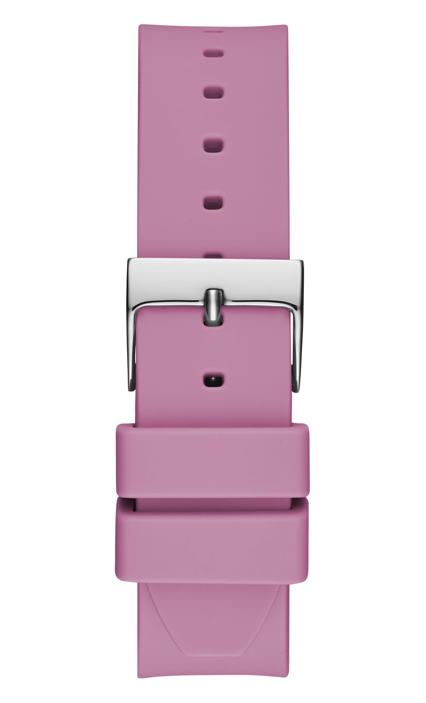 GUESS Ladies 38mm Watch - Pink Strap Pink Dial Two-Tone Case