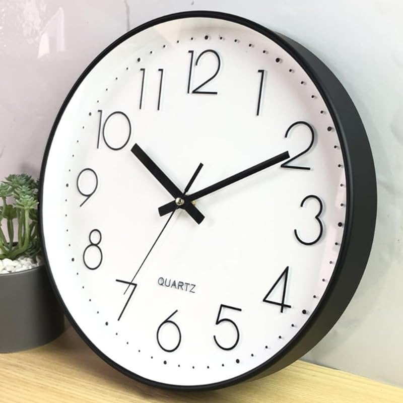 Mua Wall Clock, Analog Continuous Second Hand, Silent, Simple ...